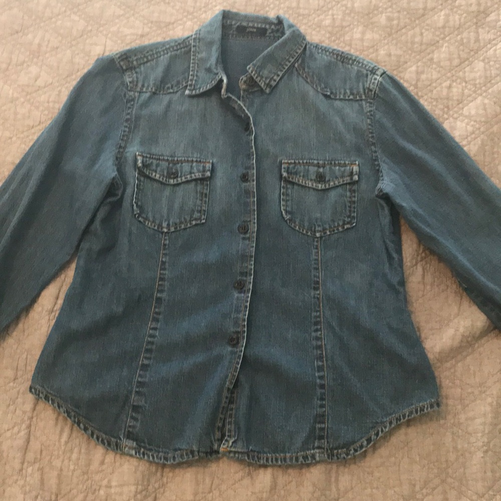 J. Crew vintage jean shirt